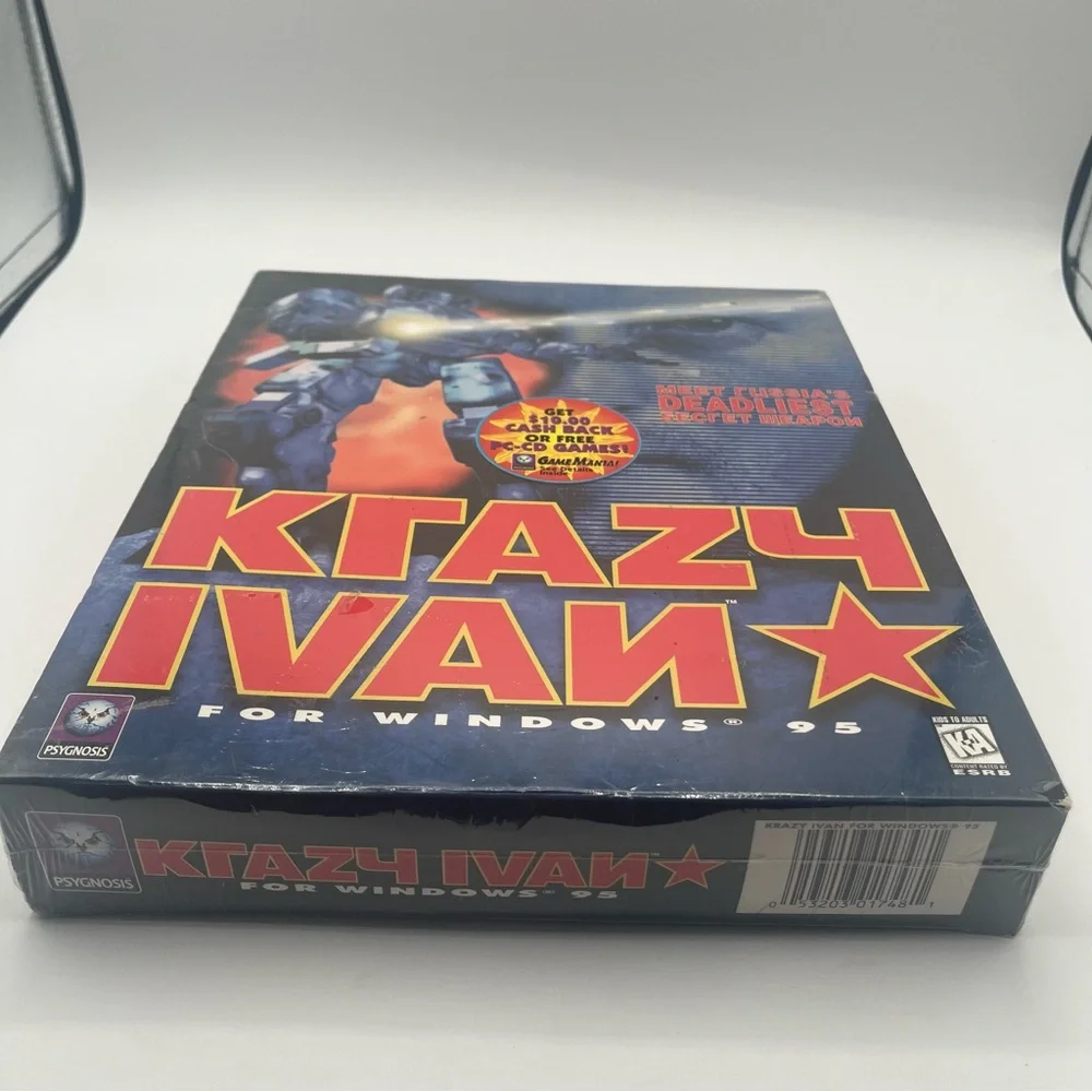 Krazy Ivan (PC Game, 1996) SEALED/NEW US Retail Store Big Box Edition As Shown